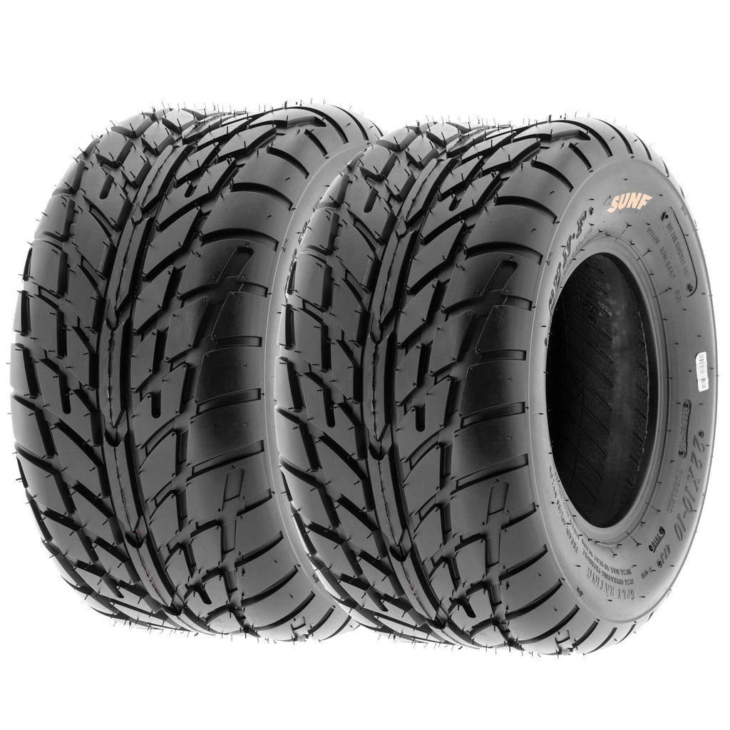Set of 4 ATV UTV Tires 19x6-10 Front & 18x9.5-8 Rear Tubeless J455740