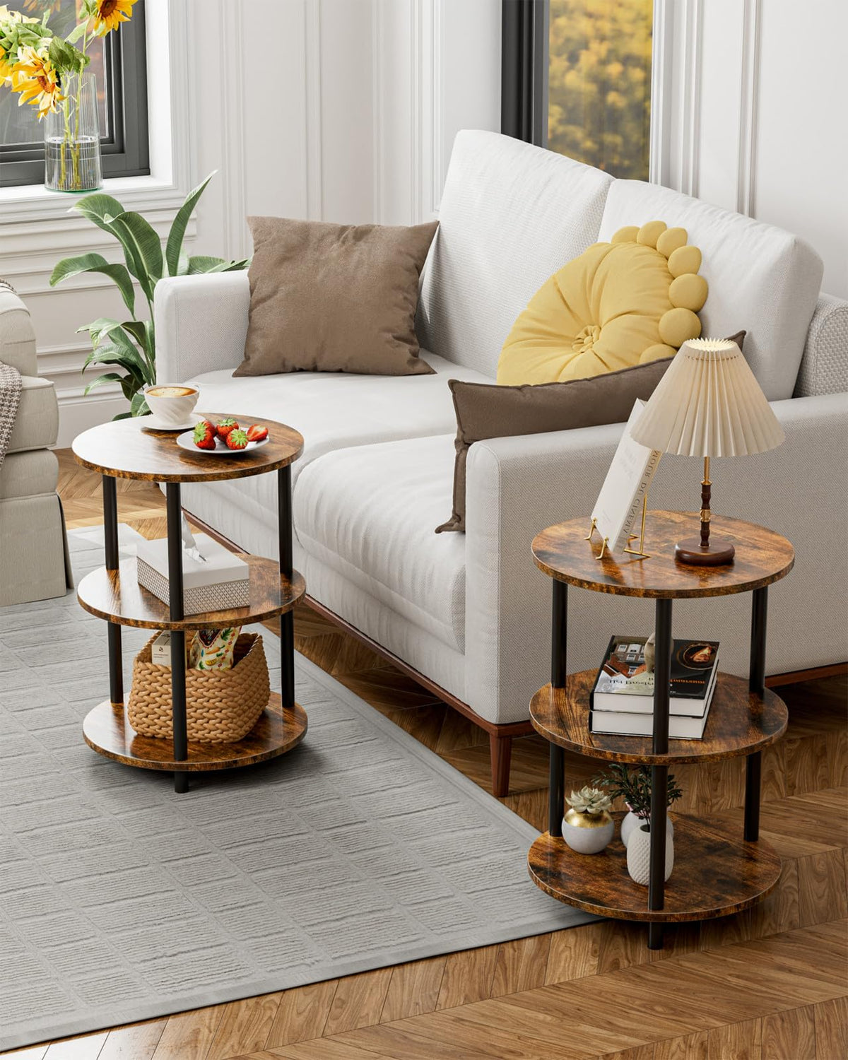 Small Round 3 Tier Coffee Table Y62284