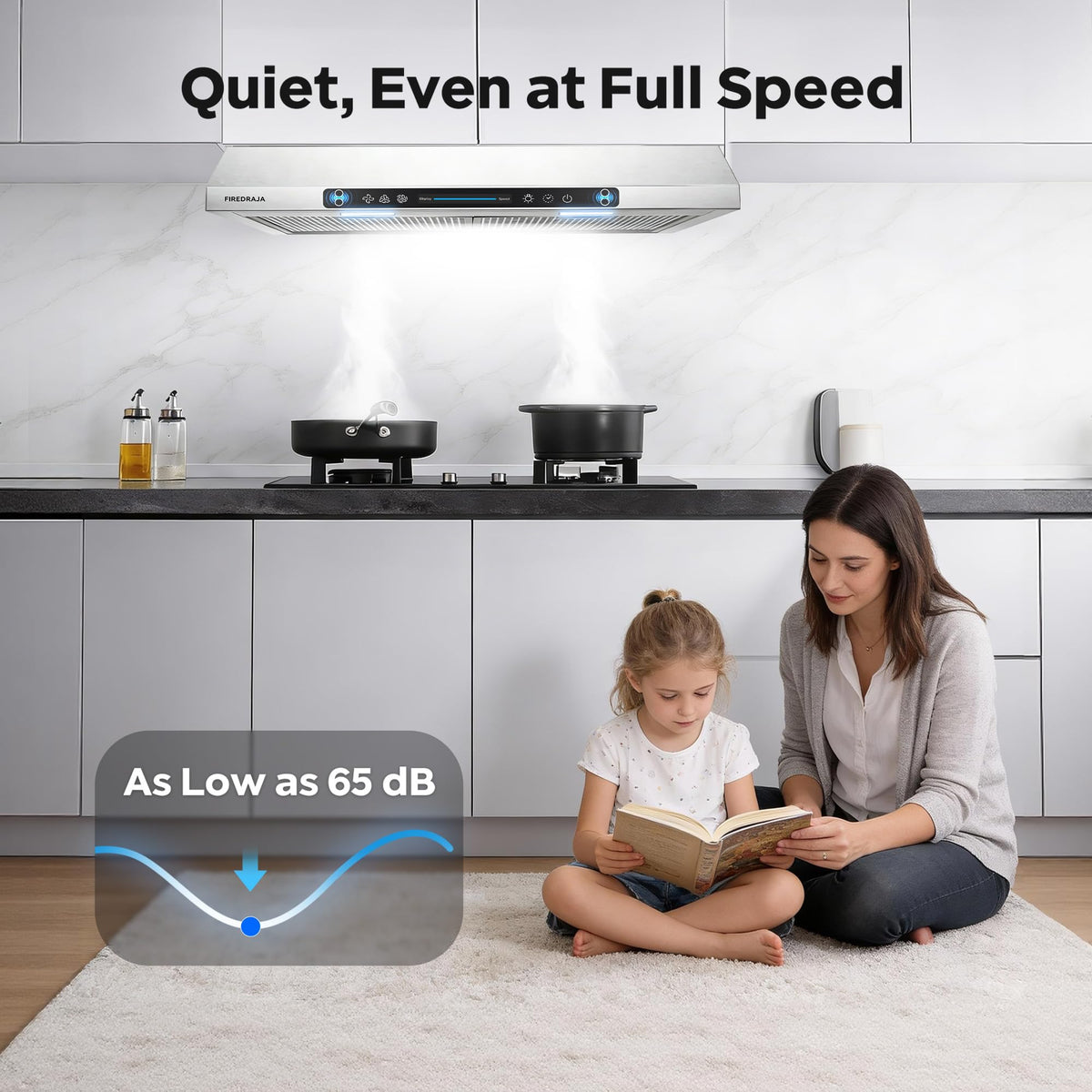 30 Inch 550 CFM Stainless Steel Under Cabinet Range Hood F91269