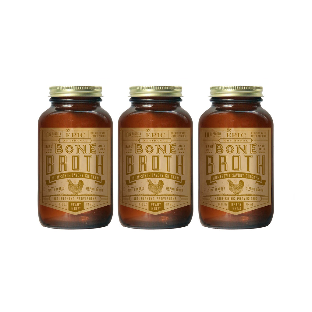 Homestyle Savory Chicken Bone Broth 14 oz. 3 Pack G38912