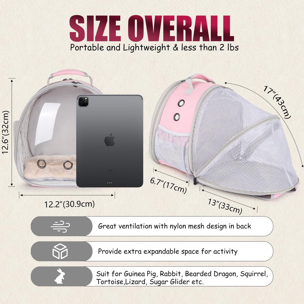 Expandable Breathable Pet Carrier Backpack H286758