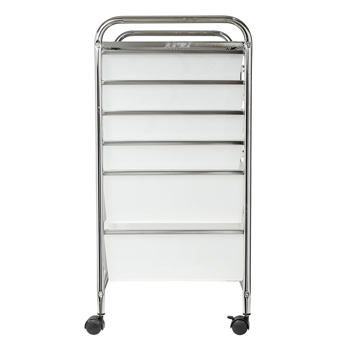 Rolling Craft Storage Cart, Clear, 12-Drawer H49824