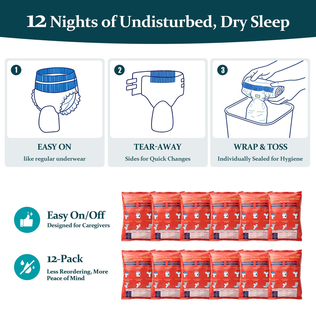 Leak Proof Adult Urine Pants with Urine Bag E30020