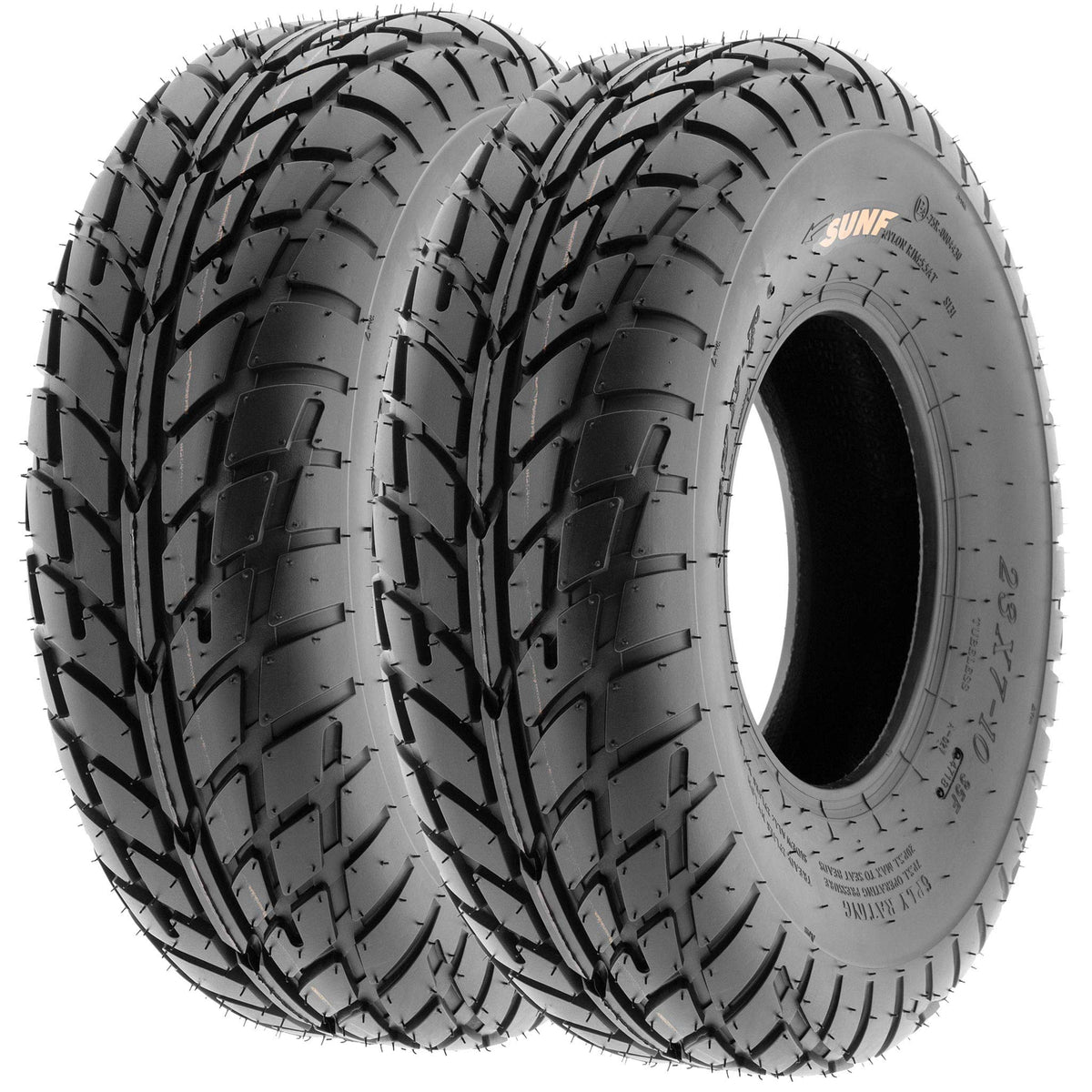 Set of 4 ATV UTV Tires 19x6-10 Front & 18x9.5-8 Rear Tubeless J455740
