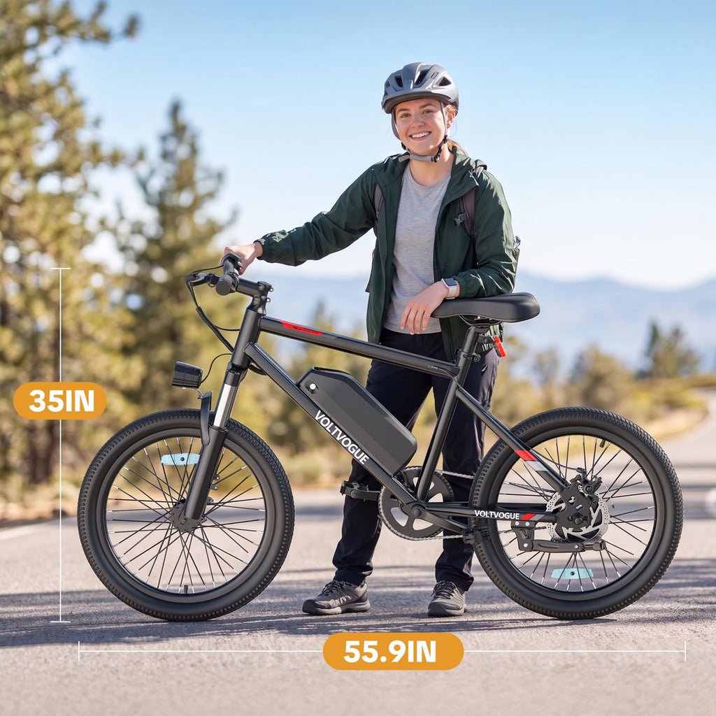 48V 1000W Peak Motor 22 mph 20Inch Fat Tires Electric E-Bike N10367