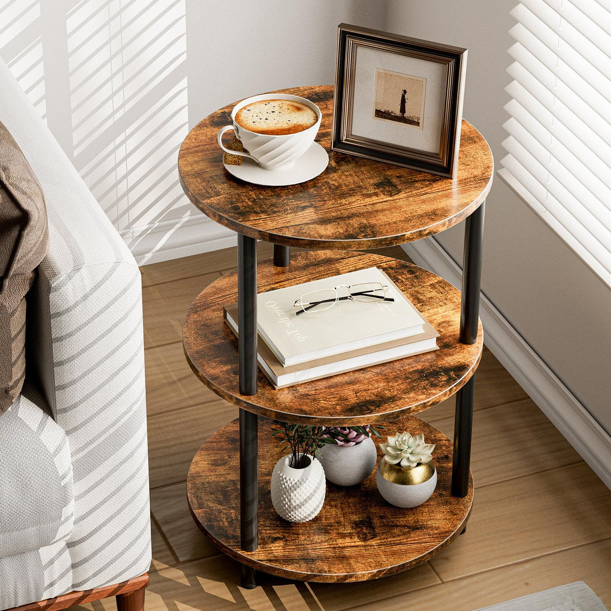Small Round 3 Tier Coffee Table Y62284