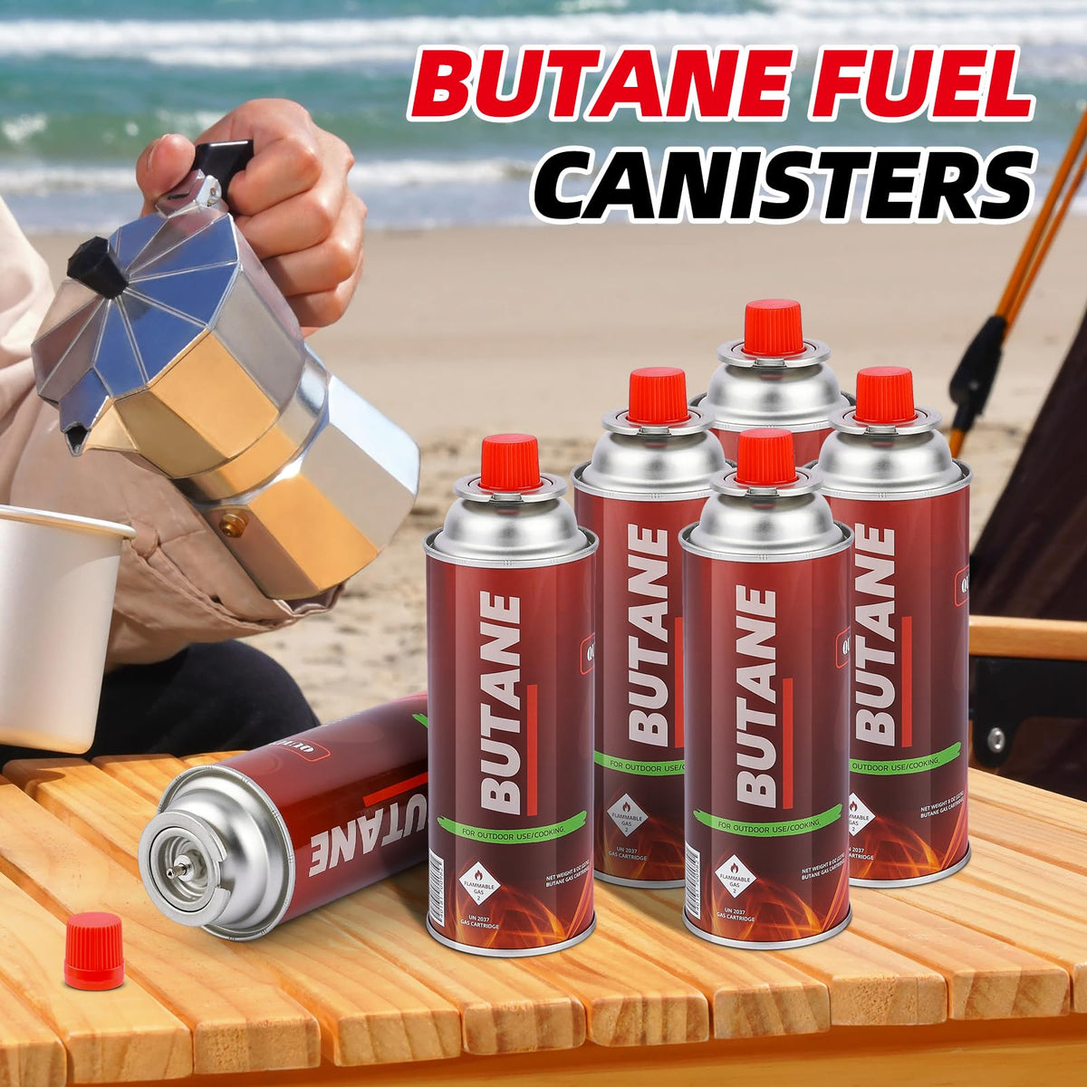Butane 8 Ounce Canister 24 Pack V364631