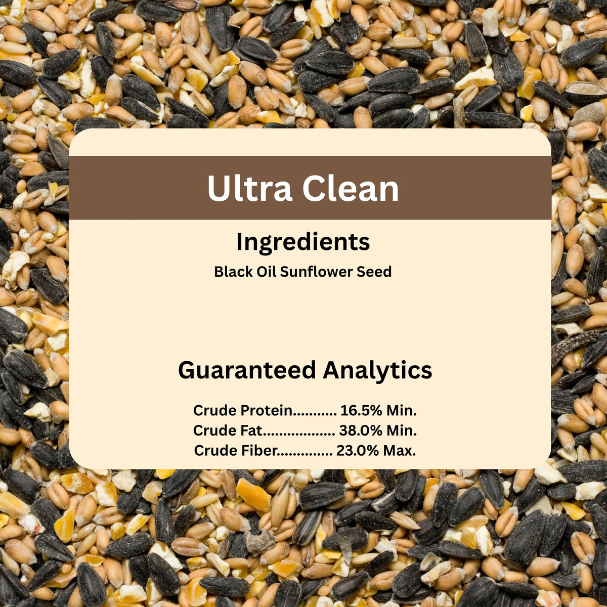 Black Oil Sunflower Wild Bird Seed 20 Pound Bag U648394