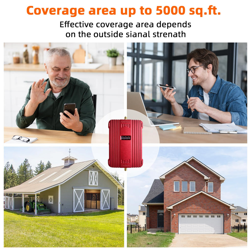 Cell Phone Signal Booster for Home & Office Y87354