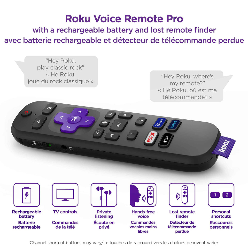 4K HDR Streaming Player with Voice Remote and HDMI Cable W685