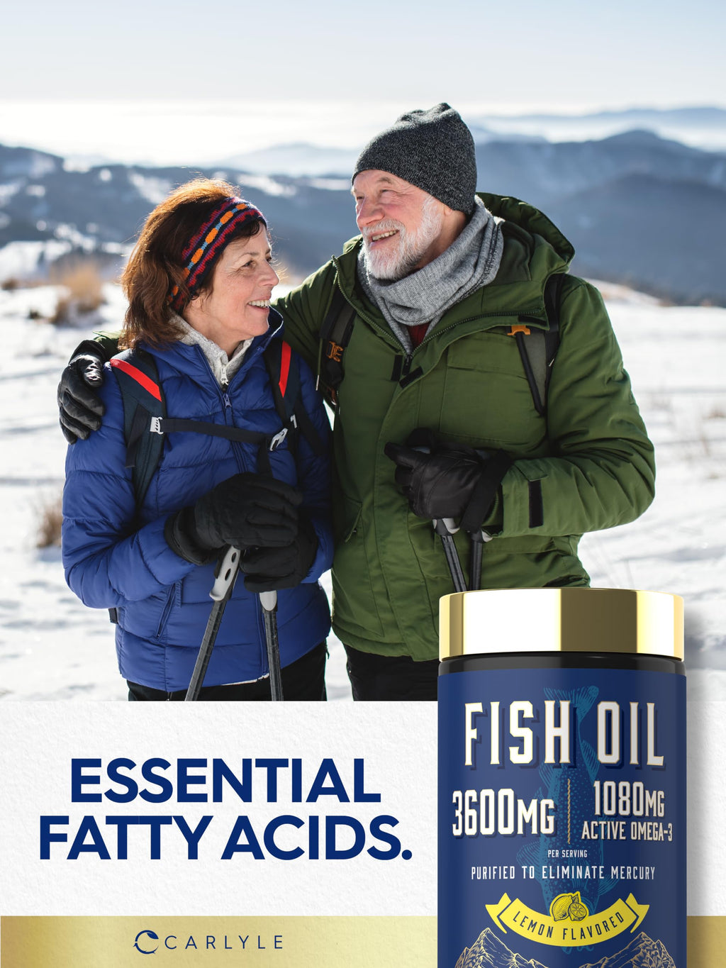 Fish Oil 3600mg 1080mg Omega 3 120 Count T849