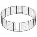 16-Panel Heavy-Duty Metal Dog Playpen X22967