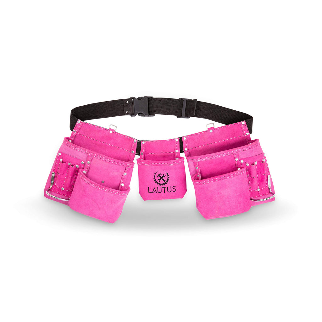 Pink 11 Pockets Tool Belt S153956