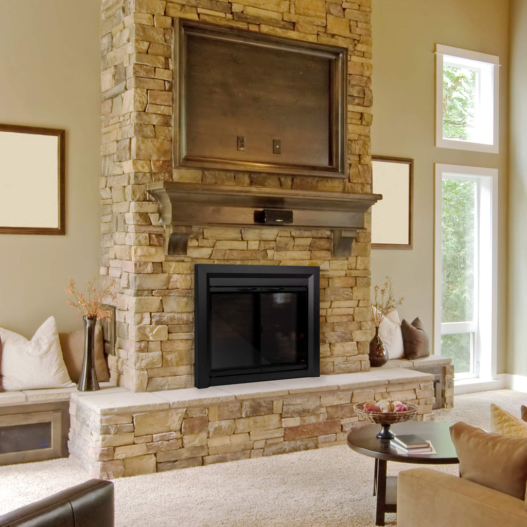 Large Fireplace Glass Door K679742