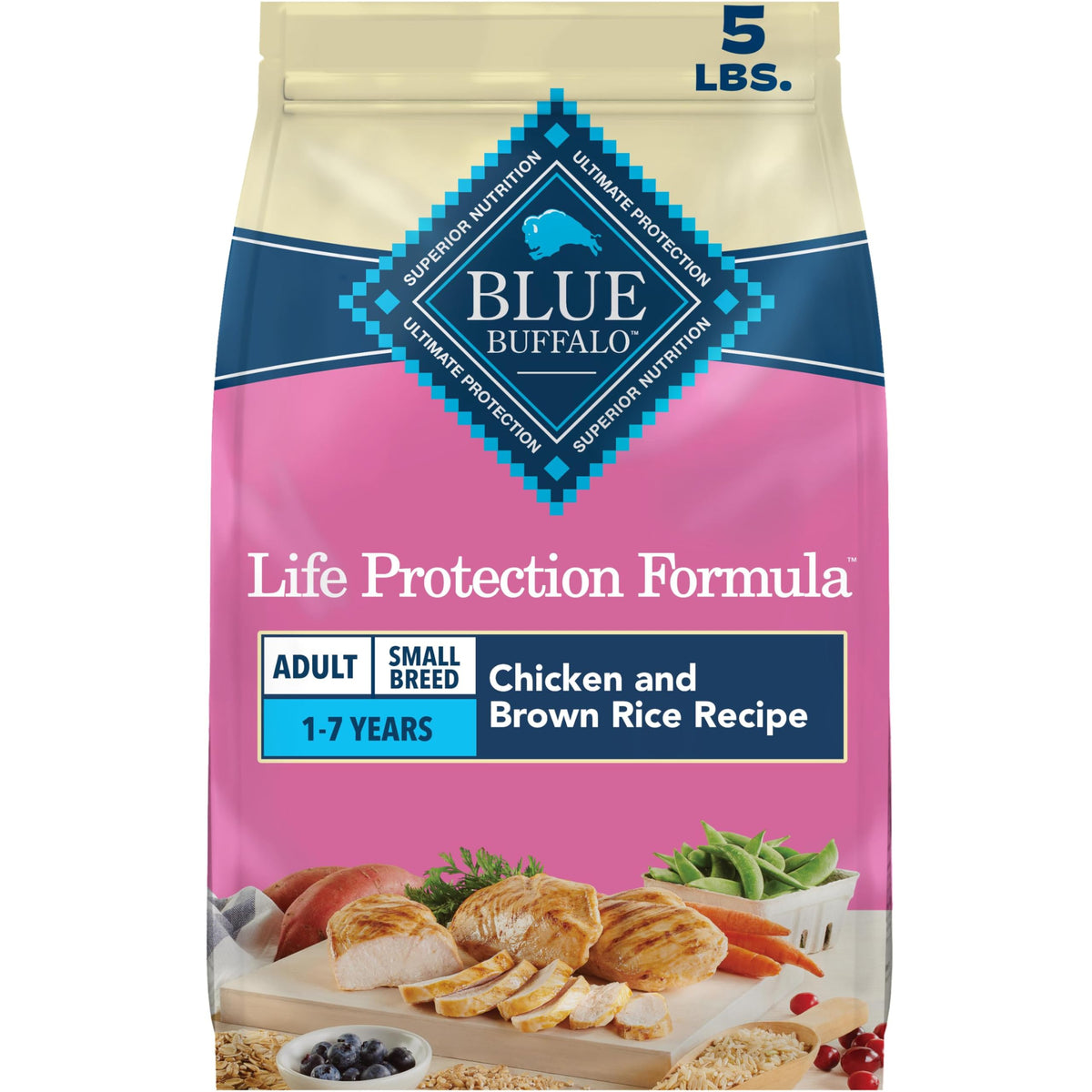 Chicken Small Breed Dry Dog Food, 5 lb X22003