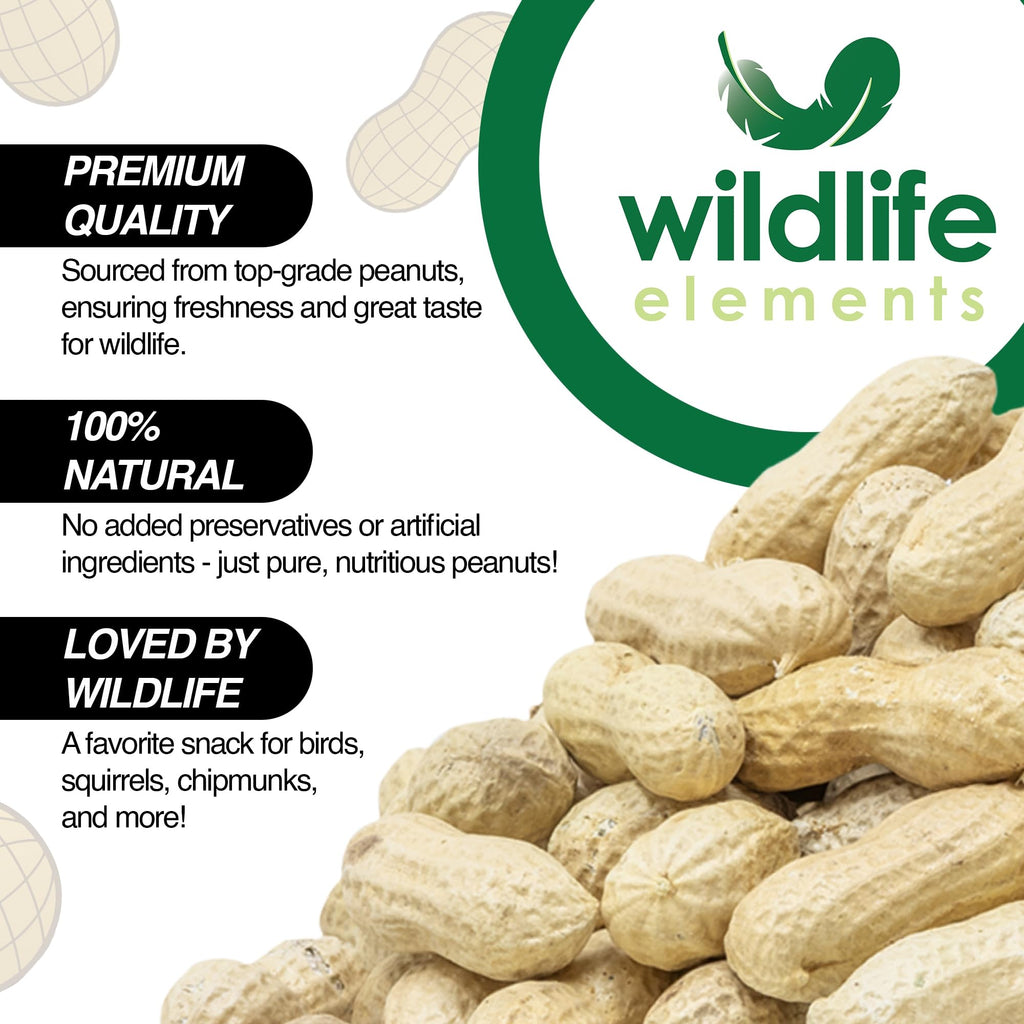 Raw In-Shell Peanuts Wildlife Food 25lb X4254
