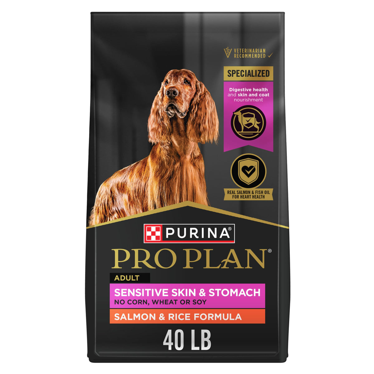 Salmon & Rice Dry Dog Food 40 lb. Bag K593