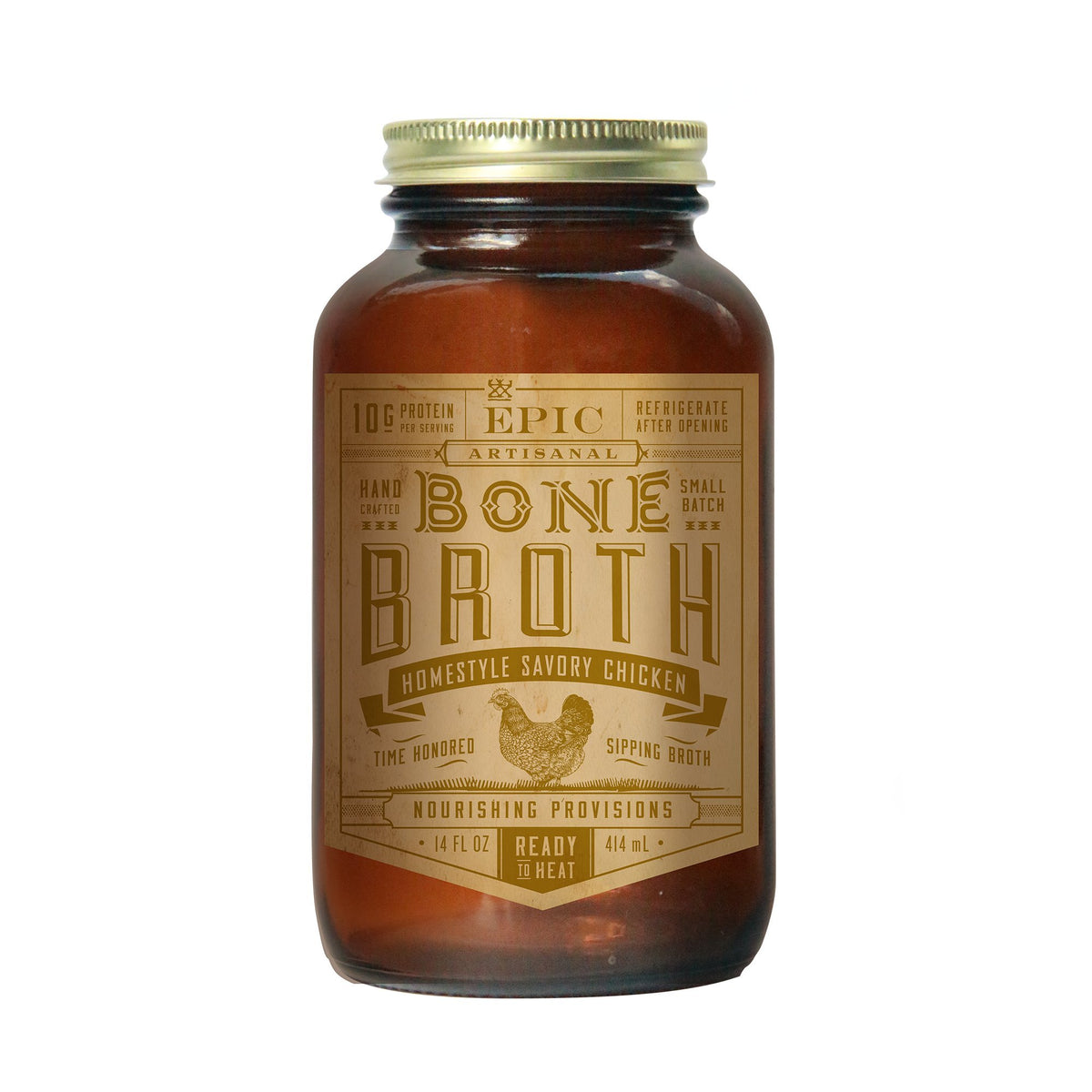 Homestyle Savory Chicken Bone Broth 14 oz. 3 Pack G38912
