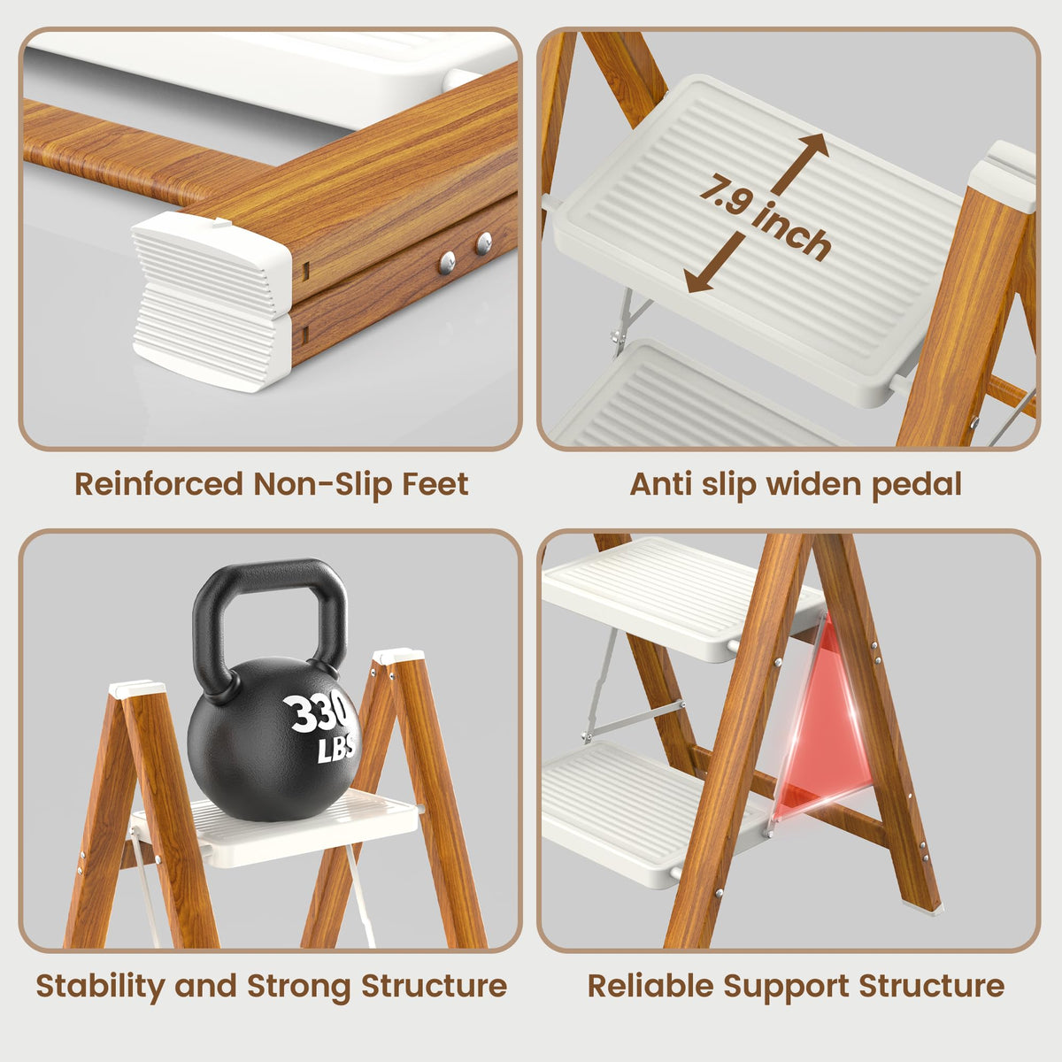 Aluminum 2 Step Ladder P512