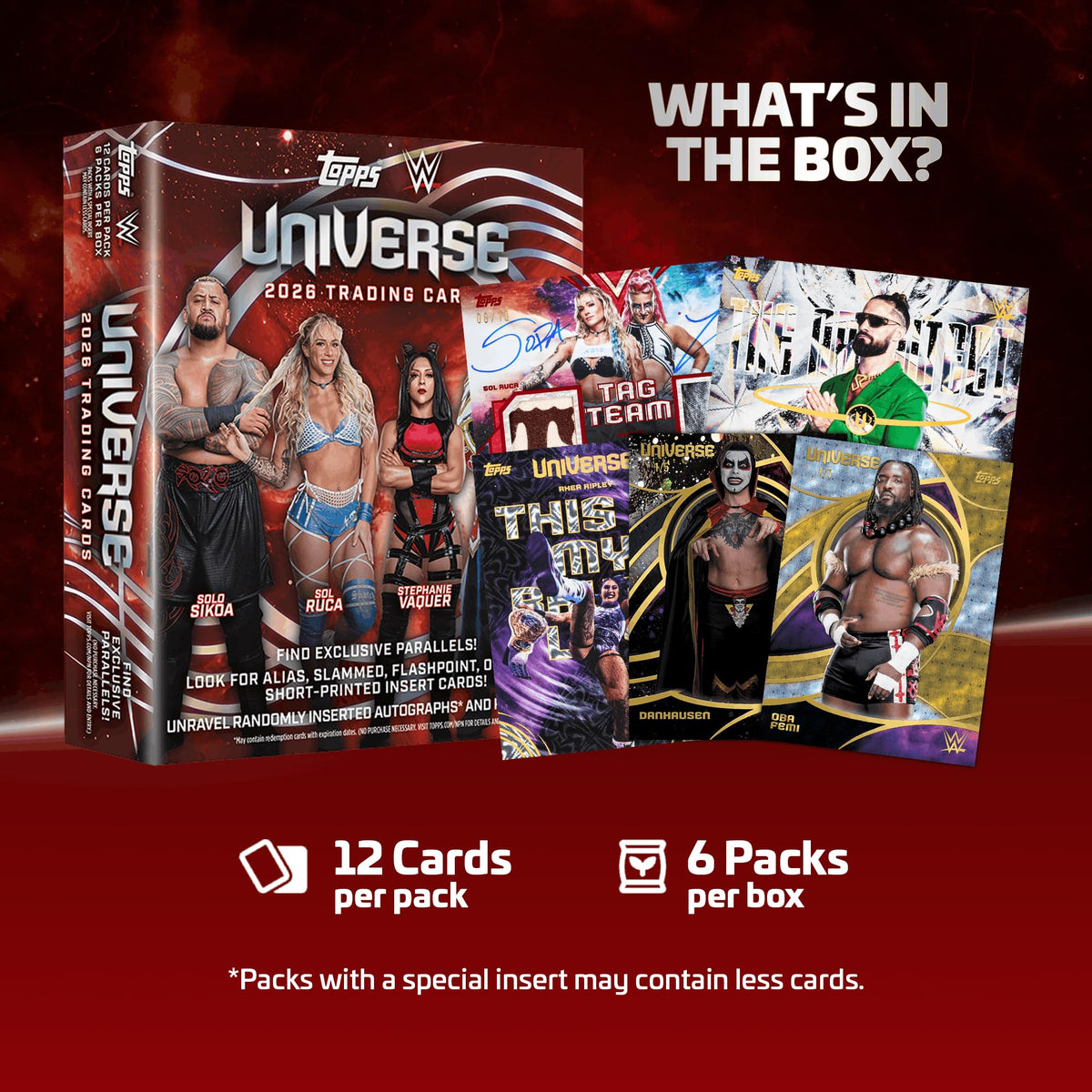 2026 Topps Universe WWE Mega Box T709930