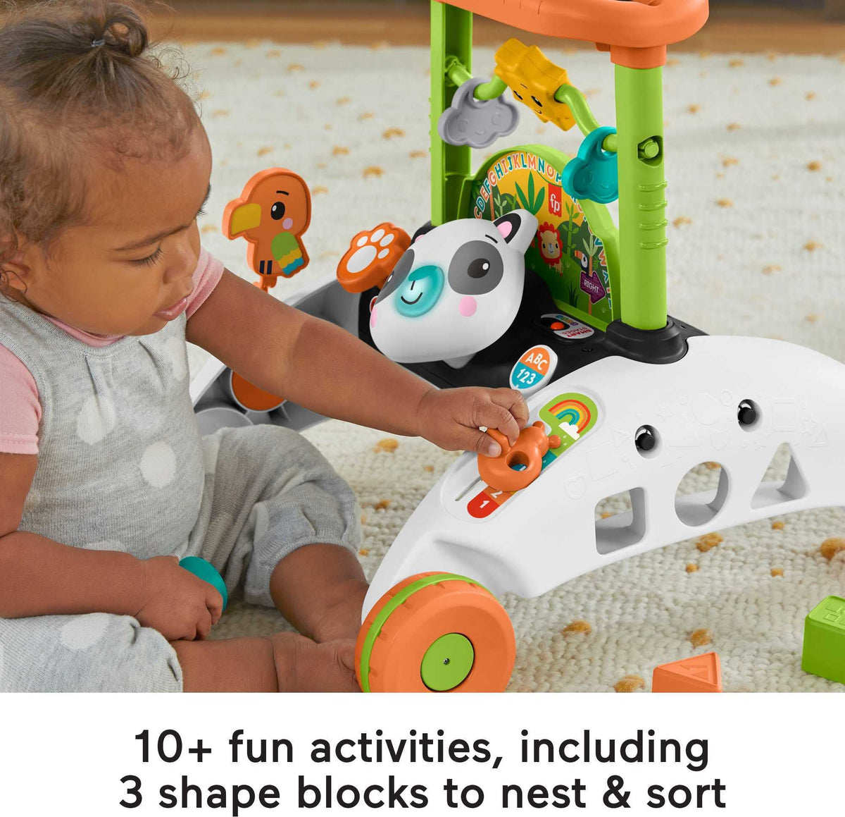 2-Sided Musical Push Toy O3142