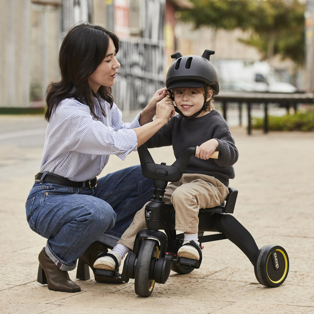 Desert Green 5-in-1 Foldable Tricycle N99102