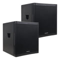 Pair of 18" 2400W Powered Subwoofers B2086