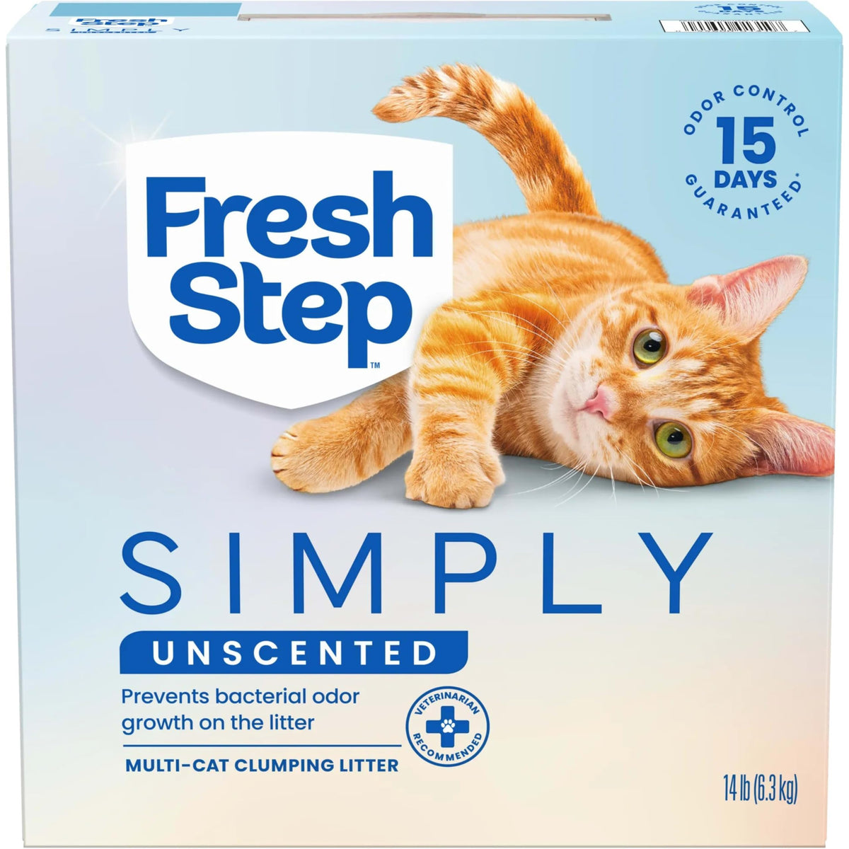 Unscented Clumping Cat Litter with Activated Charcoal, 14 lb J99282