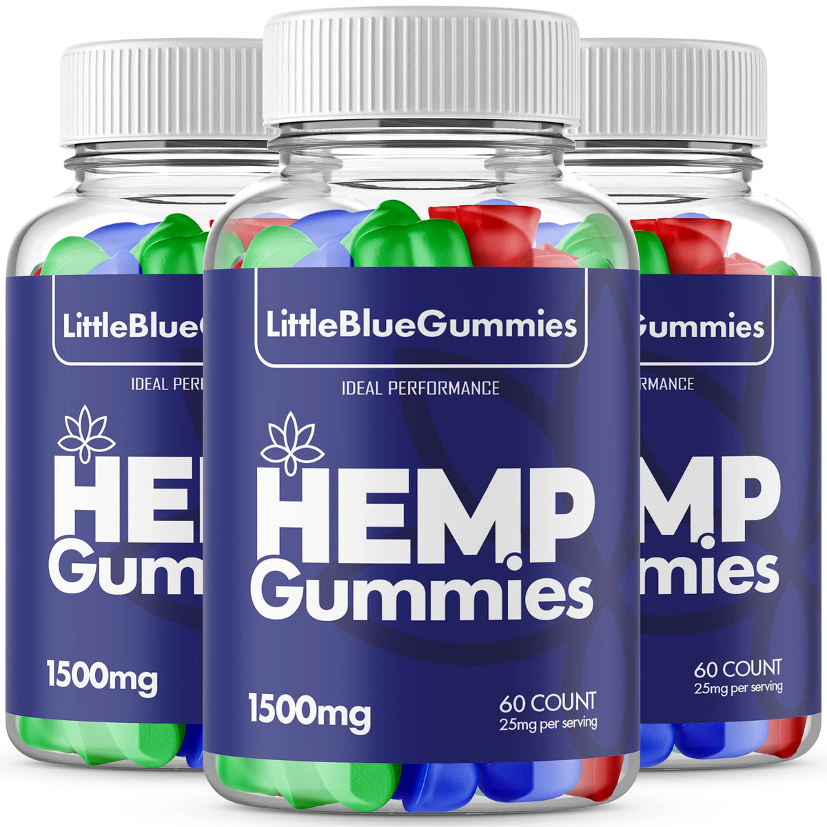 Little Blue Gummies 3 Pack 180 Gummies B136