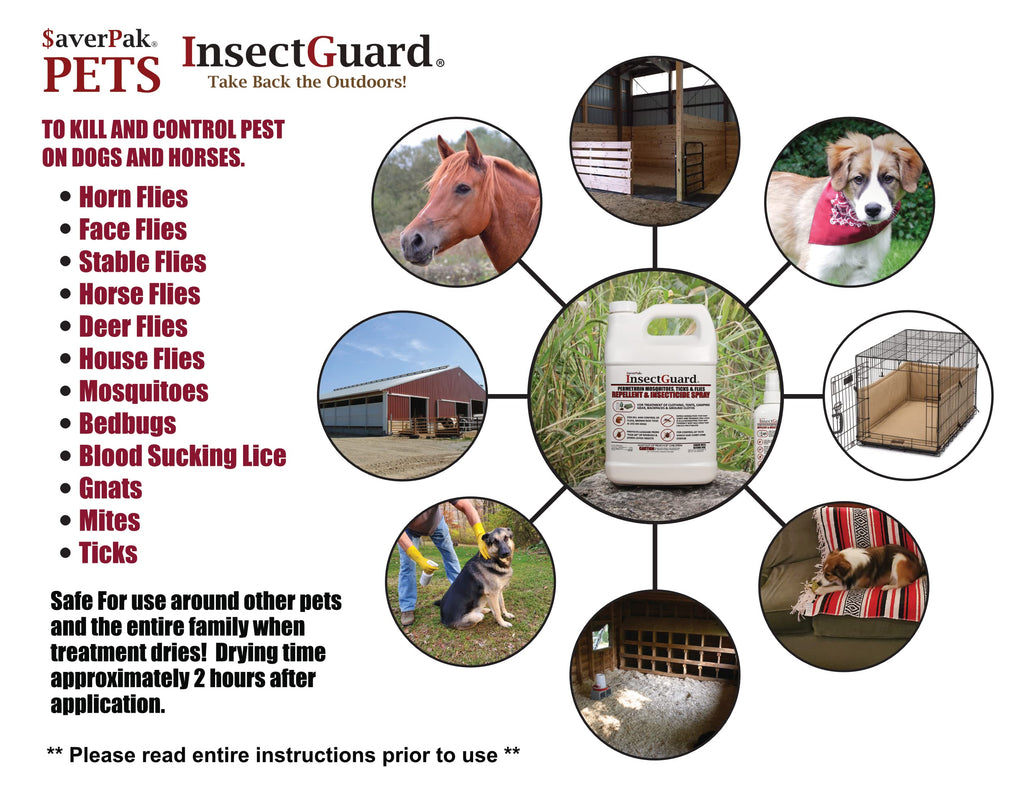 Permethrin Mosquitoes, Ticks and Flies Repellent & Insecticide Spray Gallon (128oz) I66318