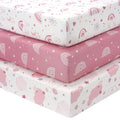 3 Pack Fitted Crib Sheets 52”x28” X913