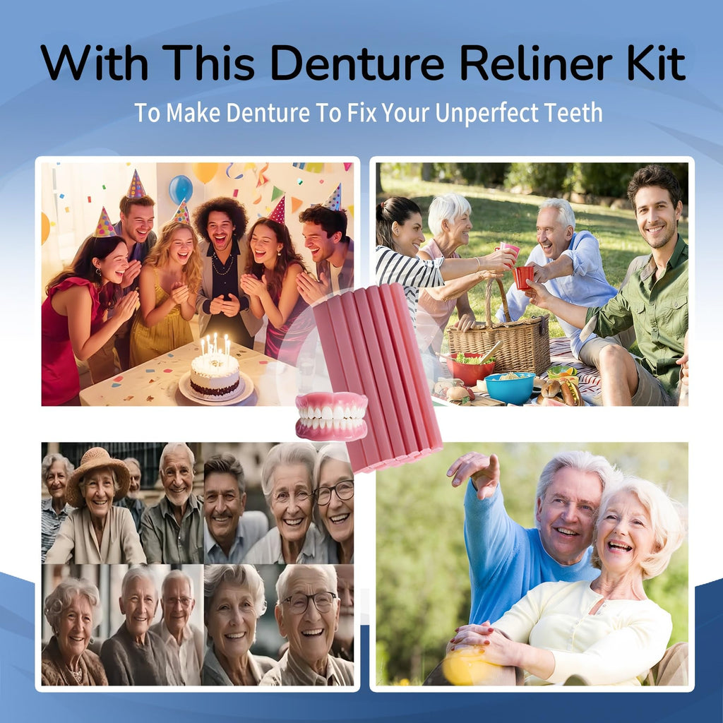Denture Reline Kit for Upper and Lower Dentures A8134