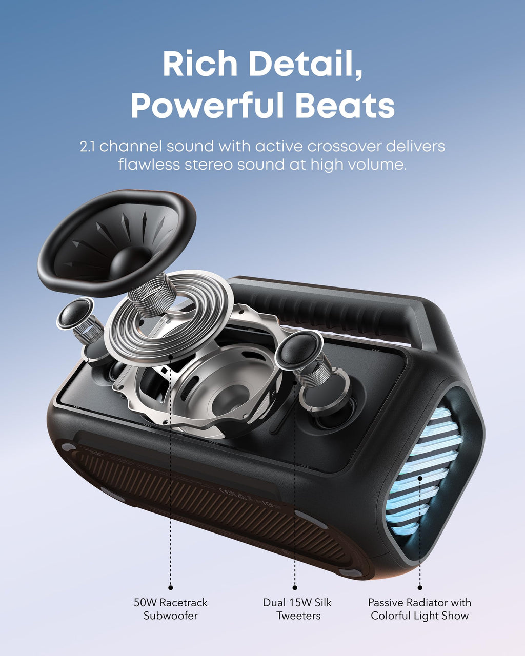 80W Outdoor Bluetooth Speaker T566322