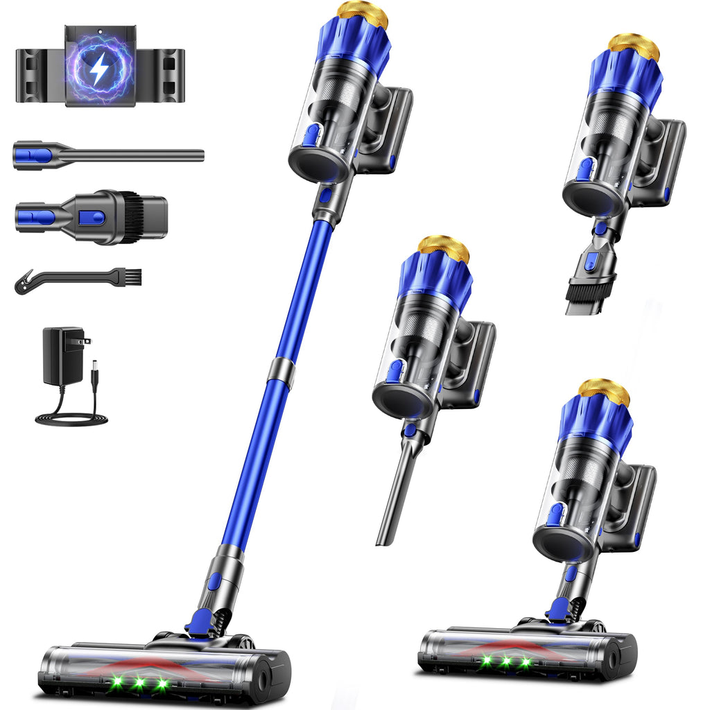 650W 55KPa Cordless Stick Vacuum Cleaner with Anti-Tangle Brush F208355