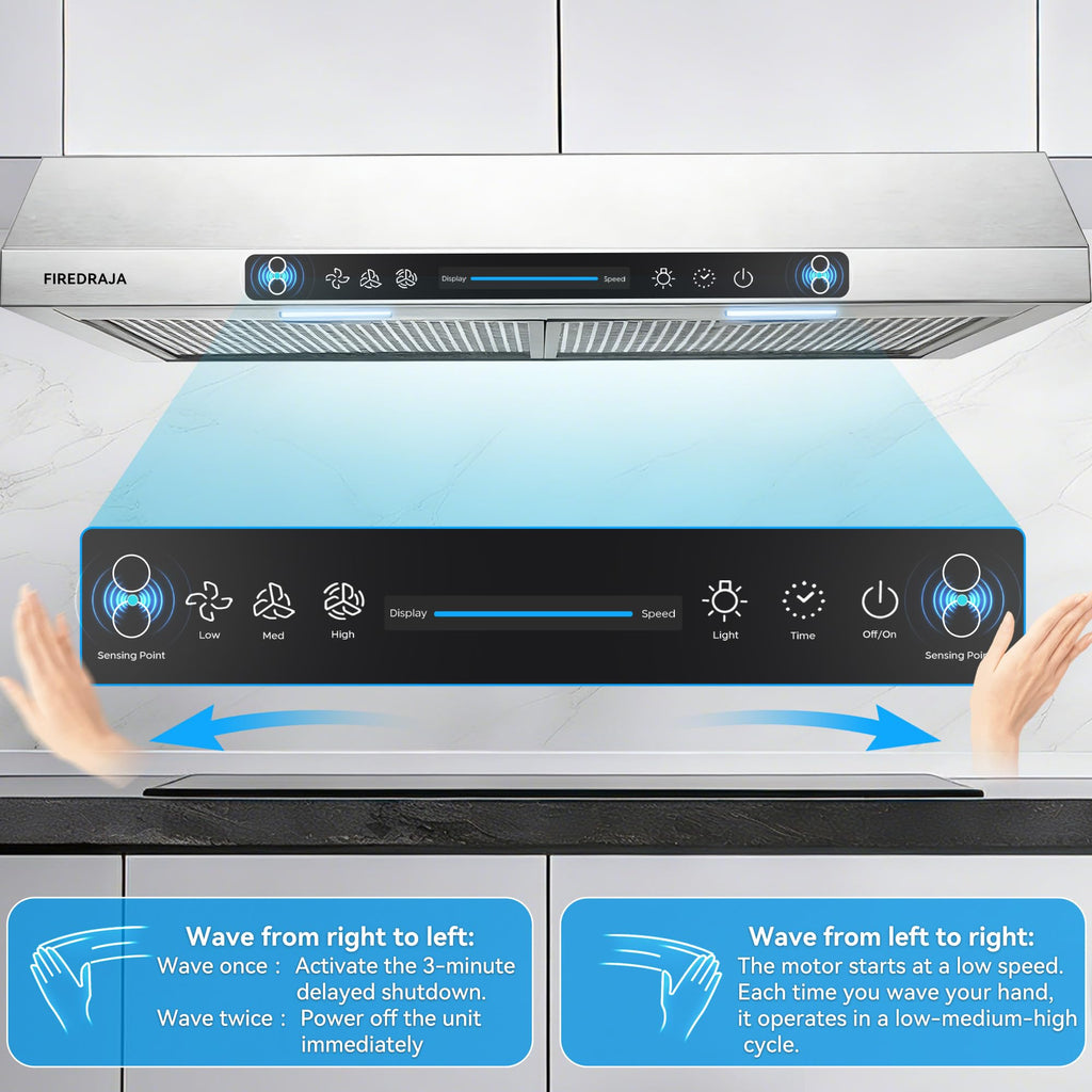30 Inch 550 CFM Stainless Steel Under Cabinet Range Hood F91269