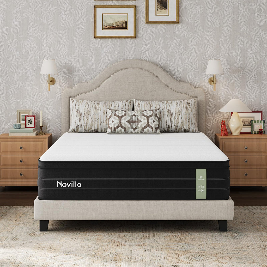 Queen 12 Inch Cooling Hybrid Mattress V137303