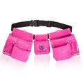 Pink 11 Pockets Tool Belt S153956