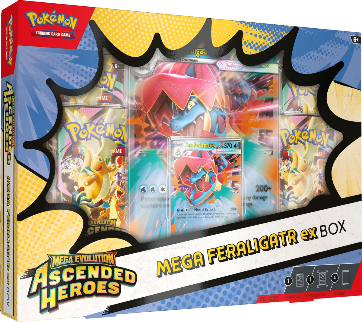 Pokémon TCG Mega Feraligatr ex Box E84409