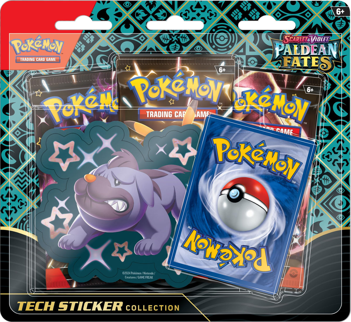 Pokemon Scarlet & Violet Paldean Fates Tech Sticker Collection Z4049