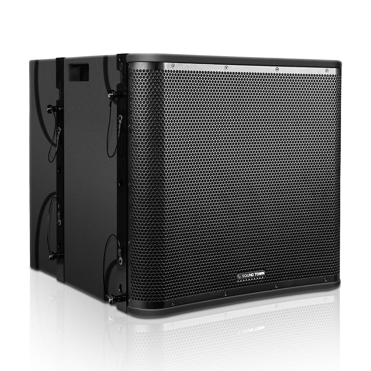 Black 18” 1600W Powered Line Array Subwoofer S8068