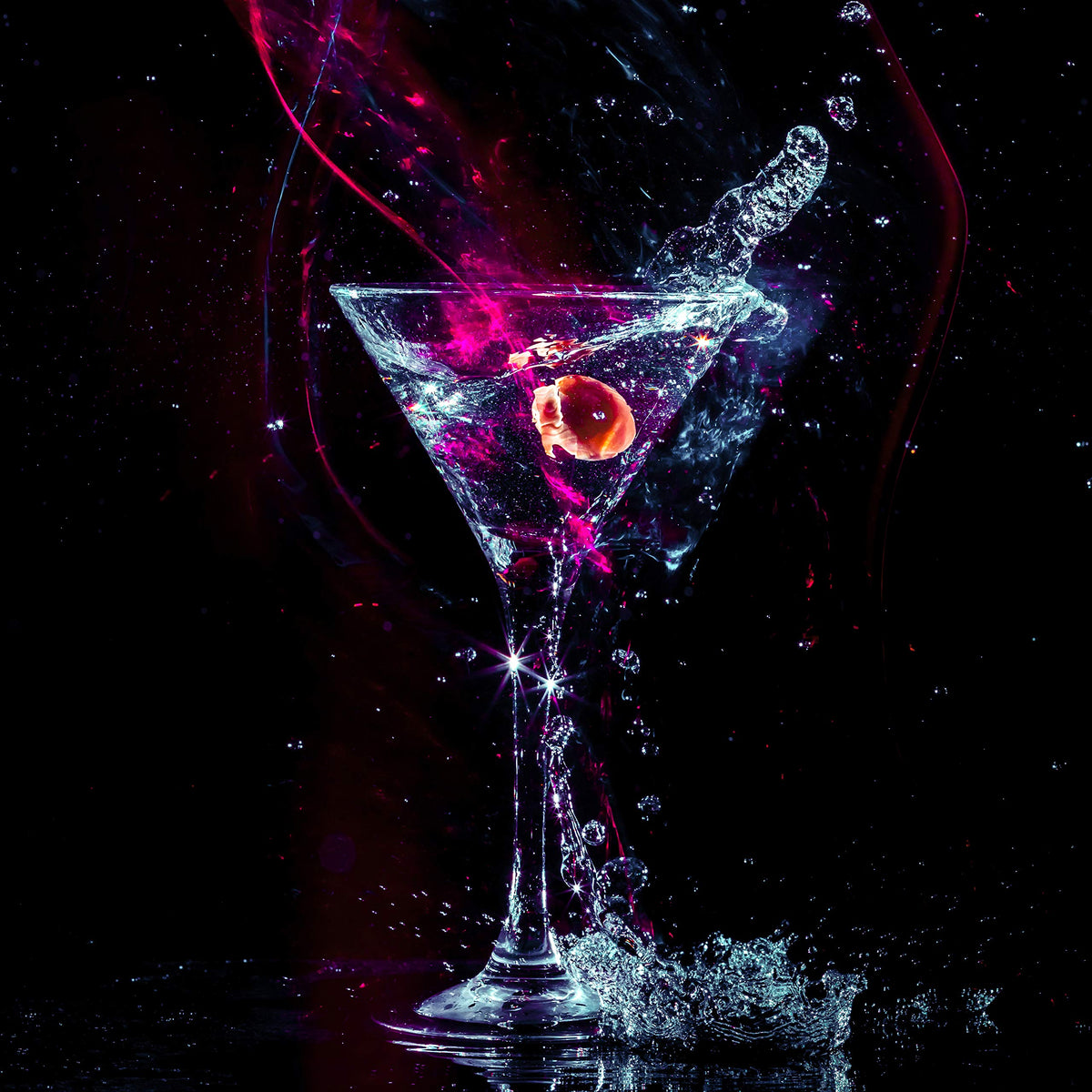 Clear 9 Ounce Set of 4 Martini Cocktail Glasses N59522