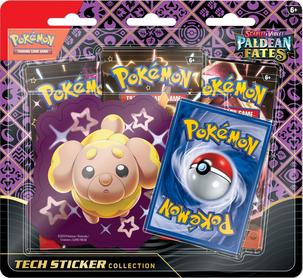 Pokemon Scarlet & Violet Paldean Fates Tech Sticker Collection Z4049