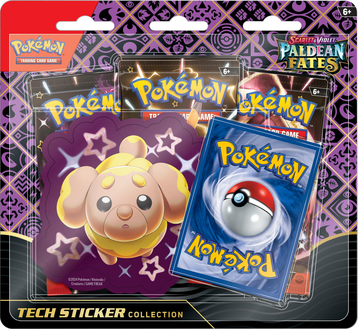 Pokemon Scarlet & Violet Paldean Fates Tech Sticker Collection Z4049