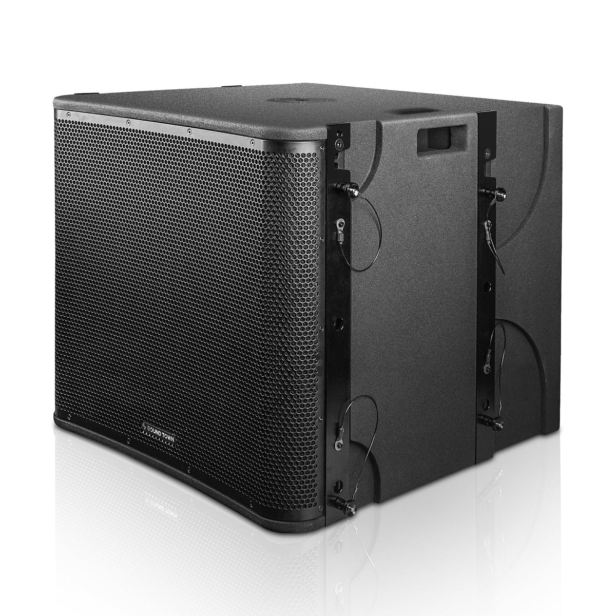 Black 18” 1600W Powered Line Array Subwoofer S8068